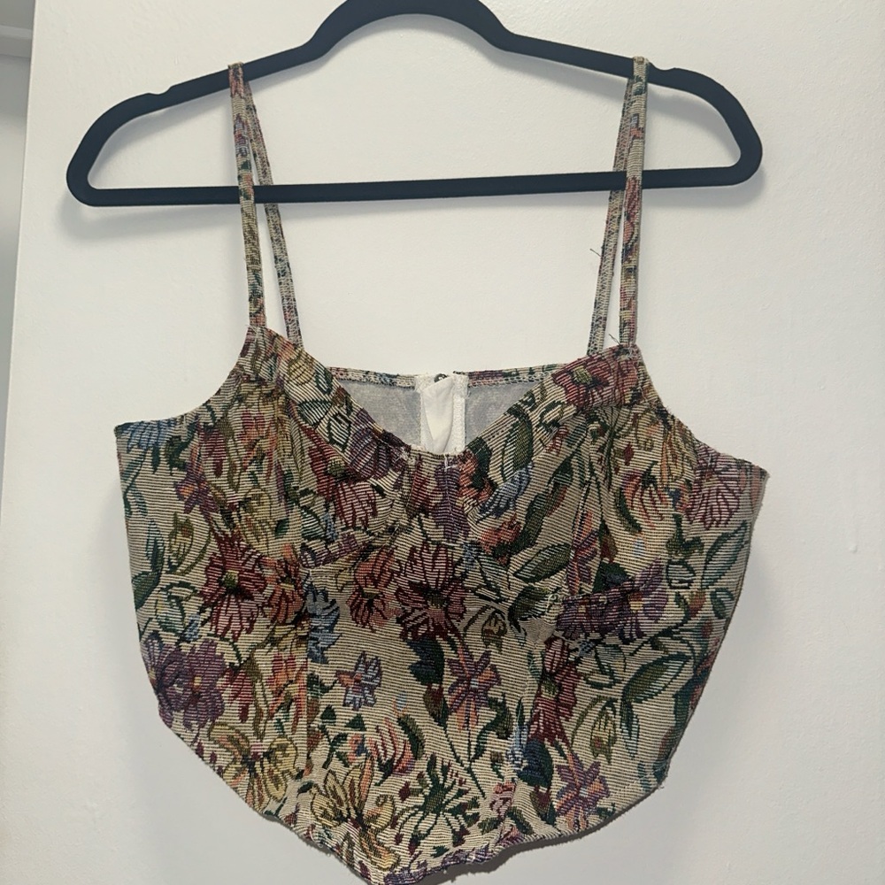 Floral Tapestry Women’s Top